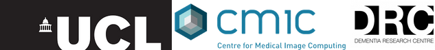 UCL CMIC DRC logos