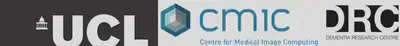 UCL CMIC DRC logos